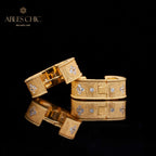 Zircon Clover Earrings 5773