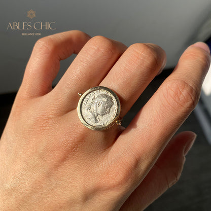 Greece Nicephorus III Coin Pendant Ring
