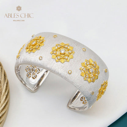 Bracelet floral à motif en tissu 5636