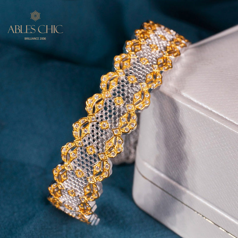 Lacy Honeycomb Bracelet 6035