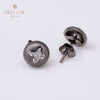 Clover Dome Silky Earrings 5087