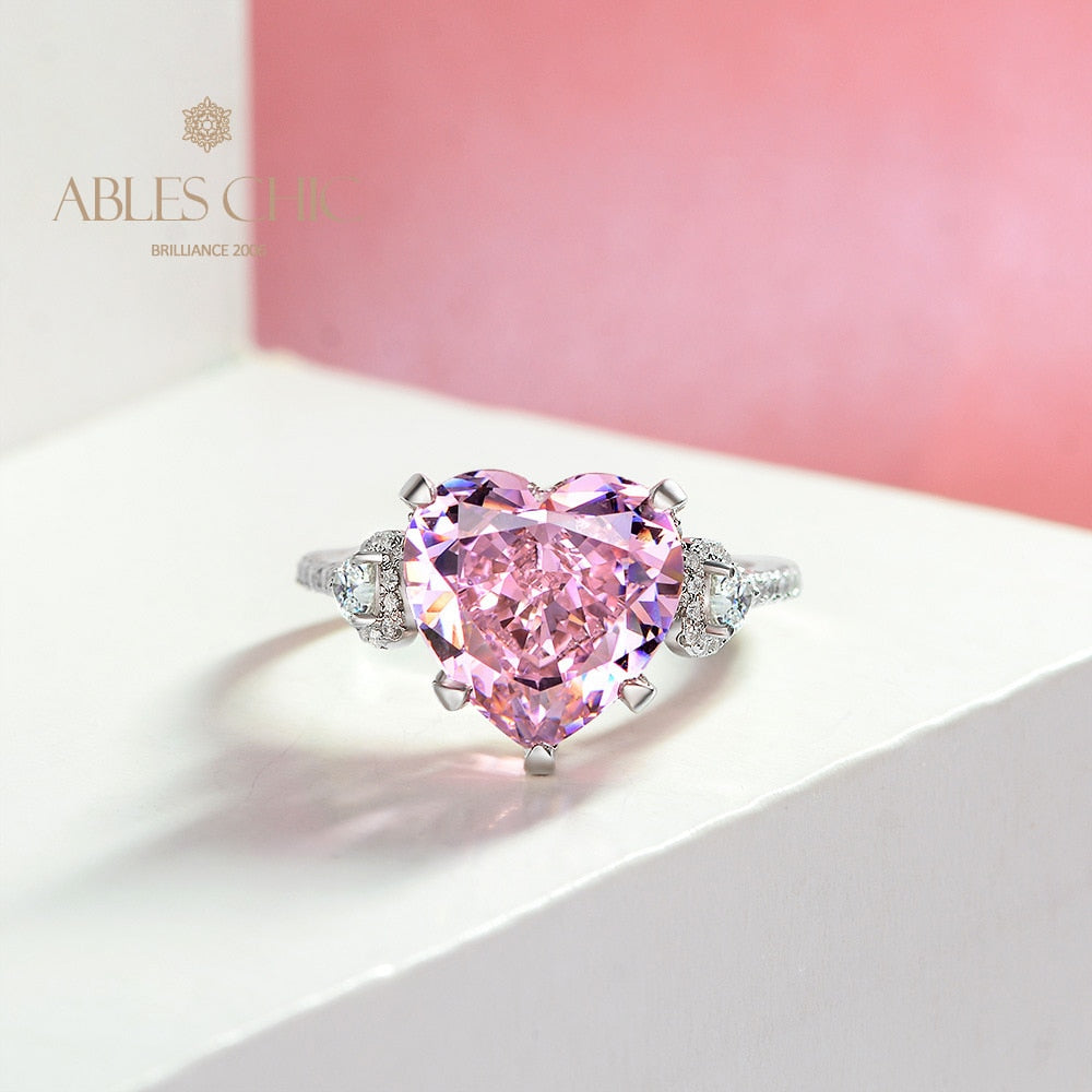 Pink Sapphire Wedding Ring R0926