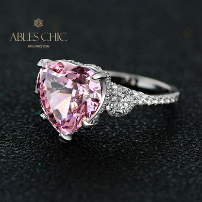 Pink Sapphire Wedding Ring R0926