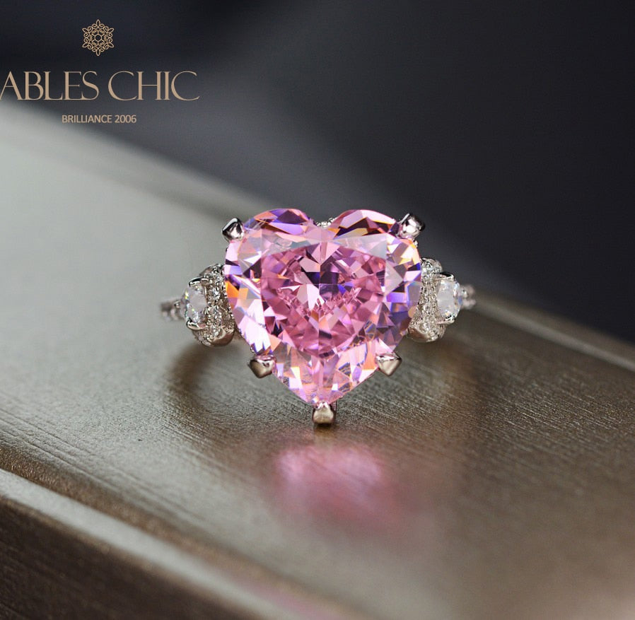 Pink Sapphire Wedding Ring R0926