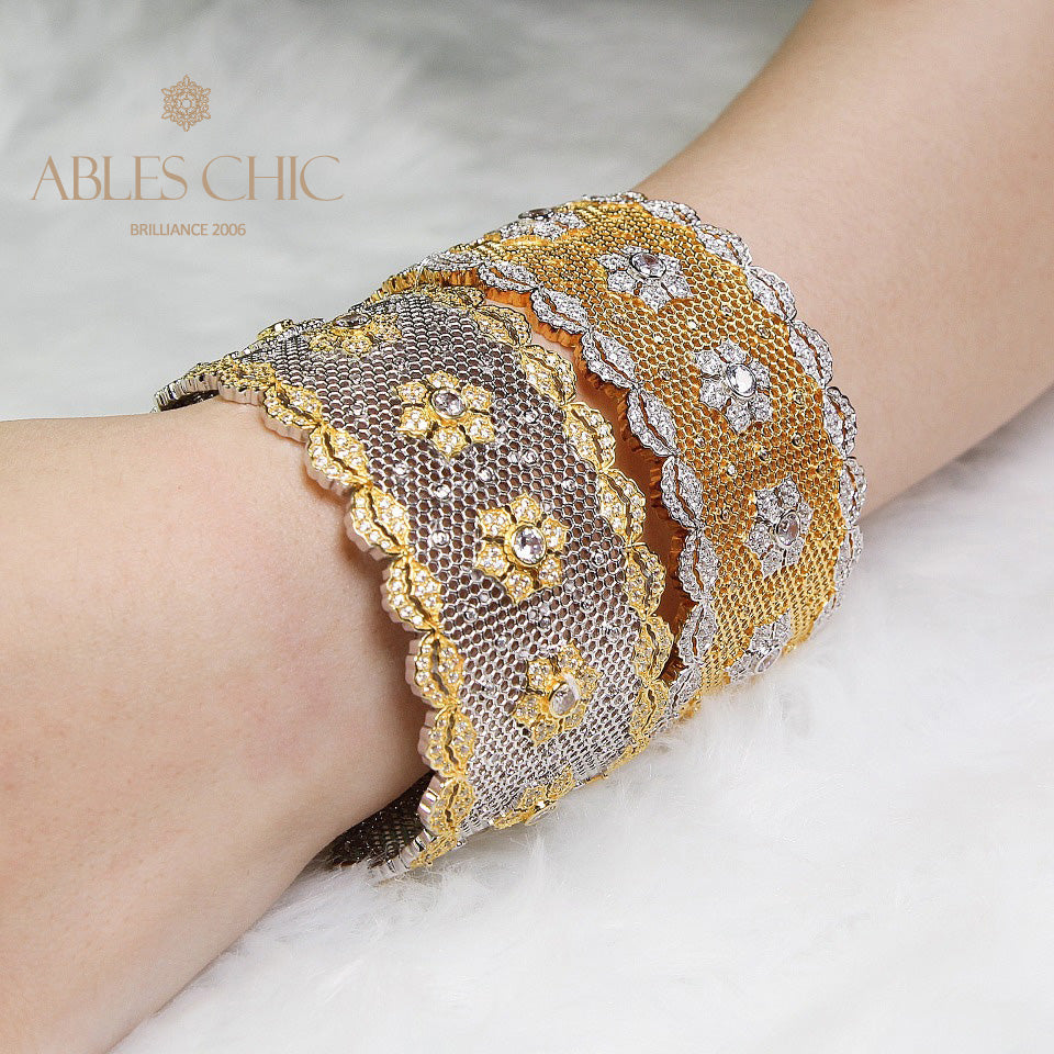 Airy Lace Floral Bracelet 5164