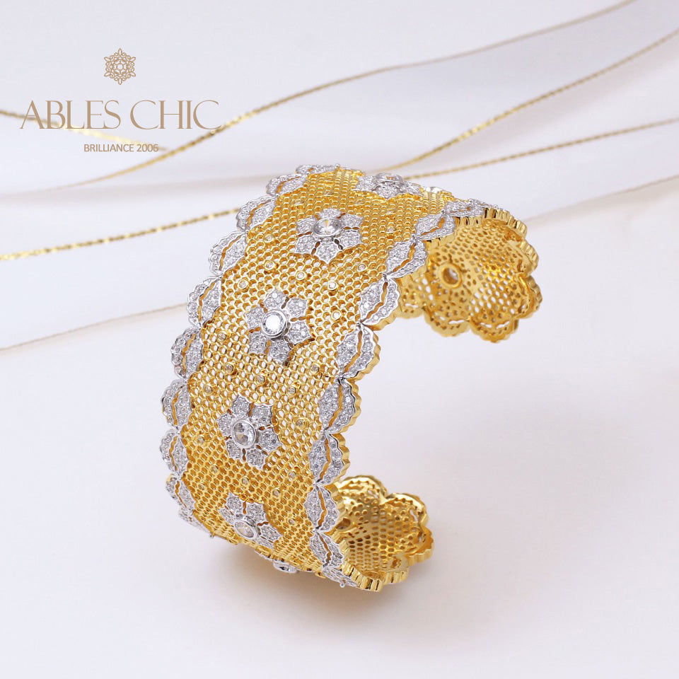 Airy Lace Floral Bracelet 5164