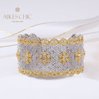 Airy Lace Floral Bracelet 5164