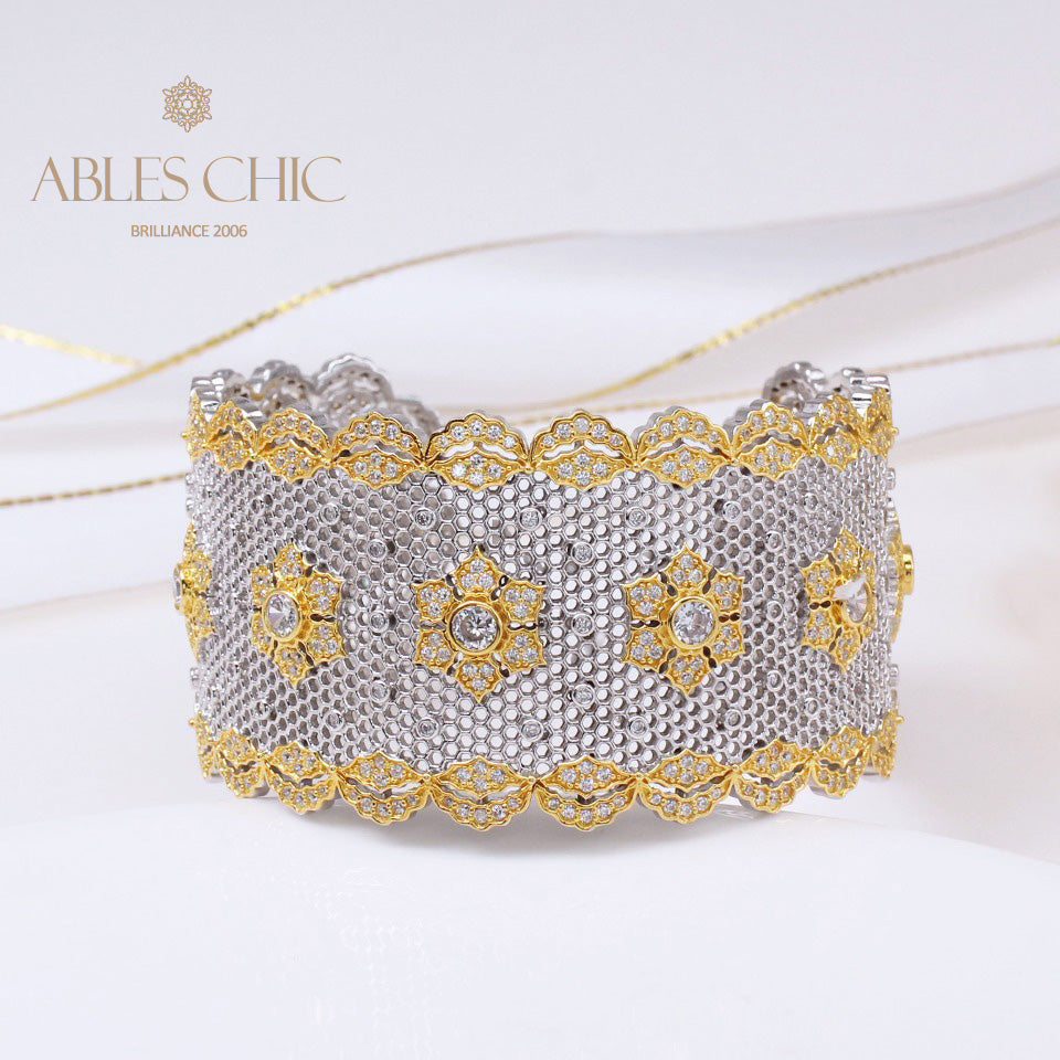 Airy Lace Floral Bracelet 5164