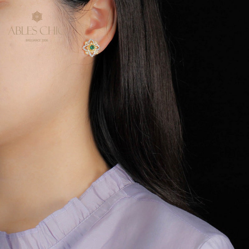 Iconic Clovers Filigree Earrings 5494