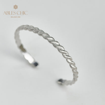 Rope Pattern Matte Bracelet 5921