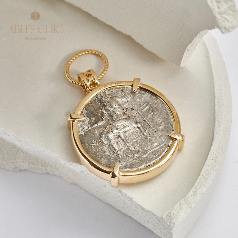 Hercules Coin Medallion Pendant Only