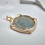 Roman Lira Coin Pendant Only