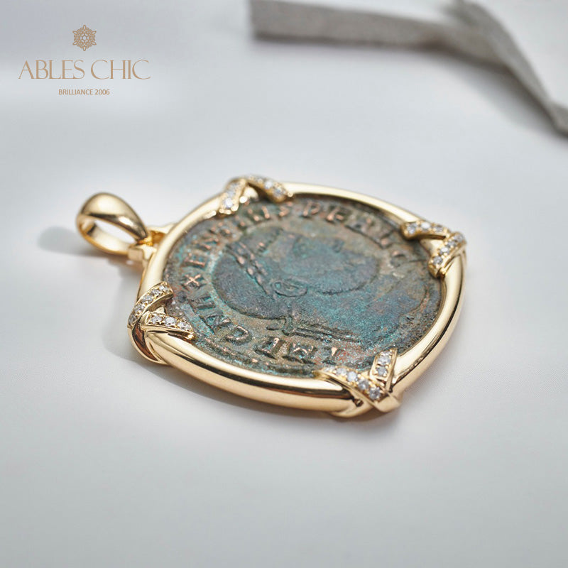 Roman Lira Coin Pendant Only