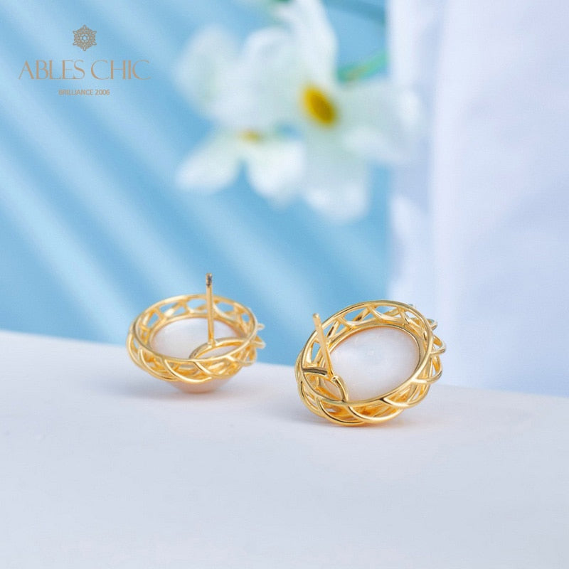 Mabe Pearl Garland Earrings 5906