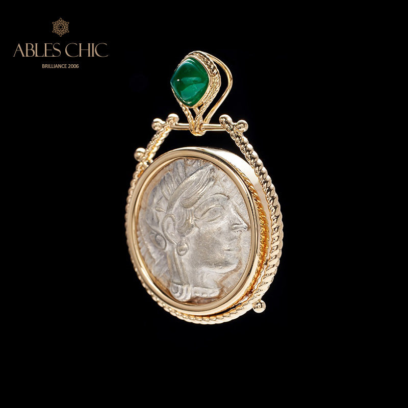 Athena Reversible Medallion Pendant Only