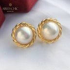 Mabe Pearl Garland Earrings 5906