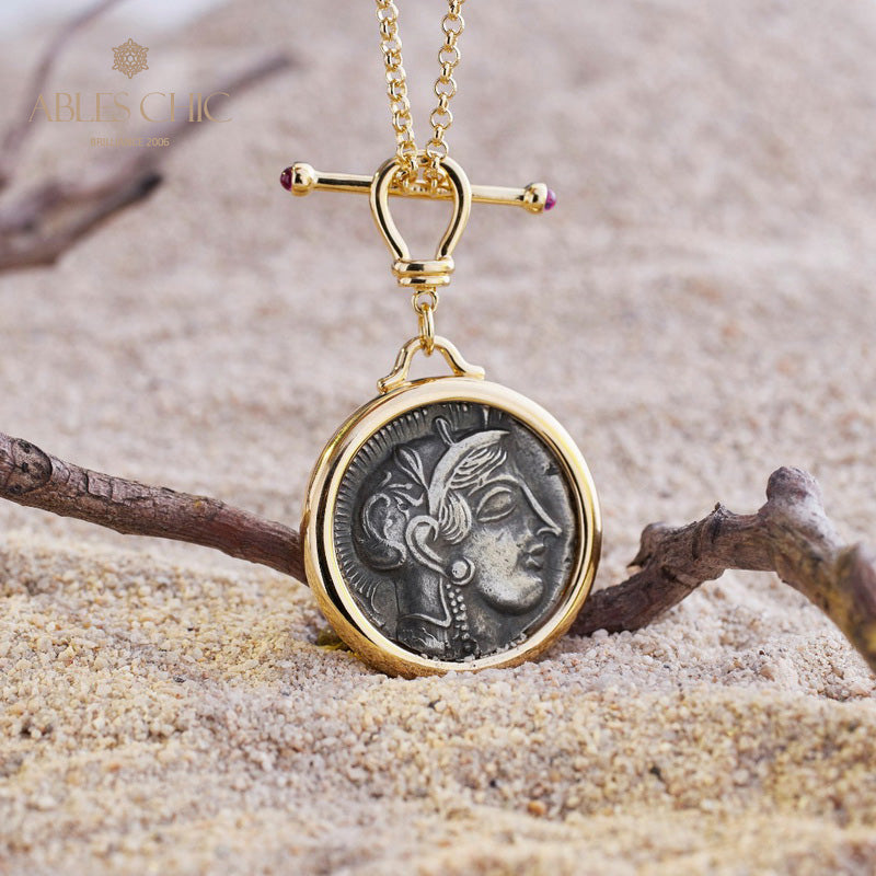 Zeus Greek Coin Necklaces 5913