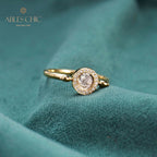 Ancient Silver Coin Ruby Ring