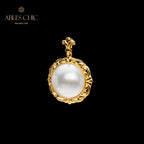 Mabe Pearl Filigree Pendant 5905