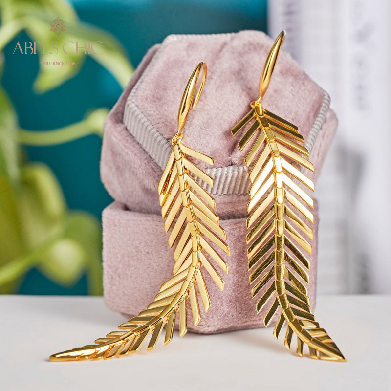 Pine Needle Chandelier Earrings 5937