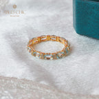 Aquamarine Stack Ring 6042