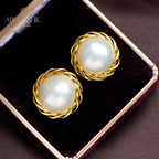 Mabe Pearl Garland Earrings 5906