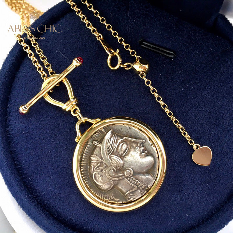 Zeus Greek Coin Necklaces 5913