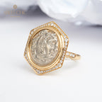 Byzantine Heracles Medallion Ring