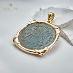 Roman Lira Coin Pendant Only