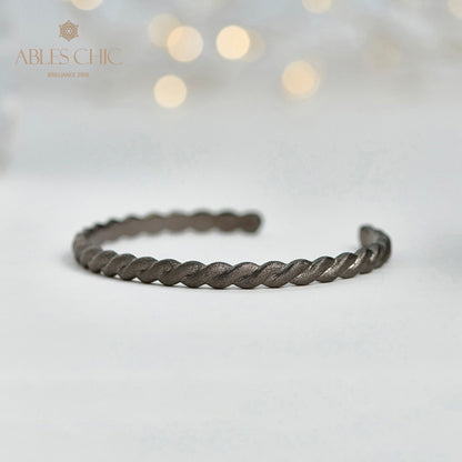 Rope Pattern Matte Bracelet 5921