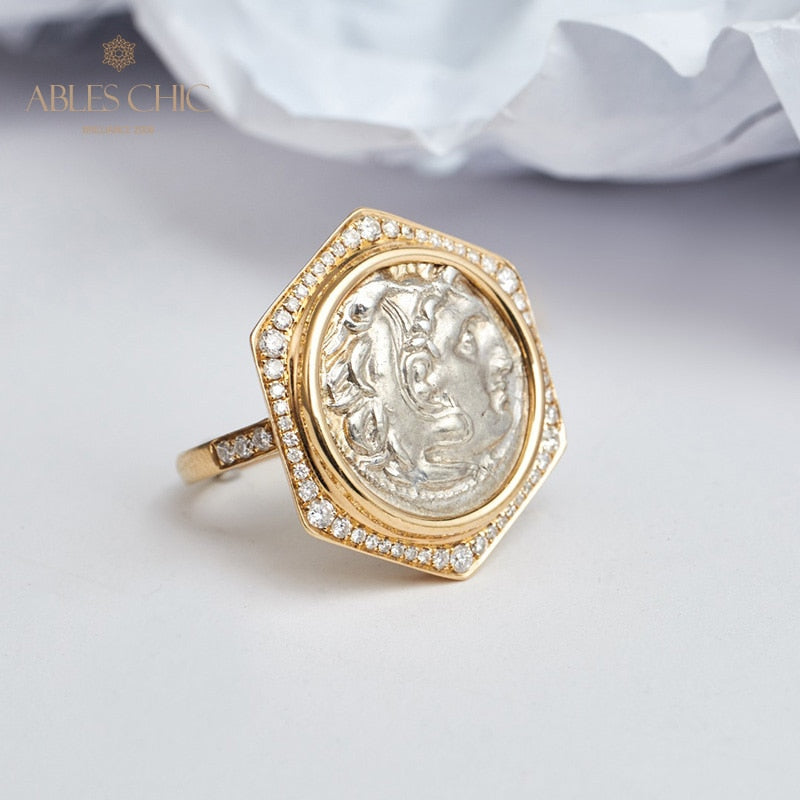 Byzantine Heracles Medallion Ring