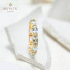 Aquamarine Stack Ring 6042