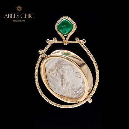 Athena Reversible Medallion Pendant Only