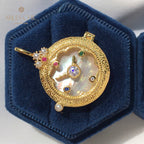 Pocket Watch Locket Necklace 5788