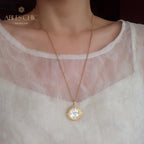 Pocket Watch Locket Necklace 5788