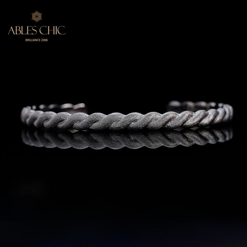 Rope Pattern Matte Bracelet 5921