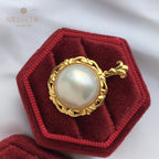 Mabe Pearl Filigree Pendant 5905