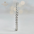 Rope Pattern Matte Bracelet 5921