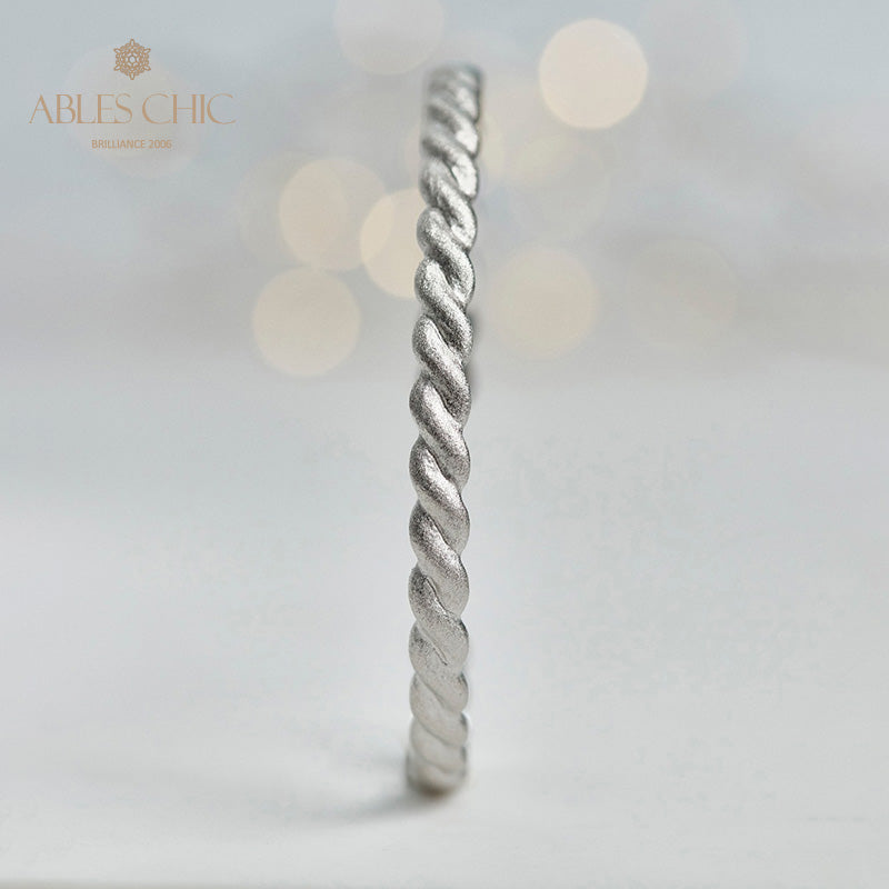 Rope Pattern Matte Bracelet 5921