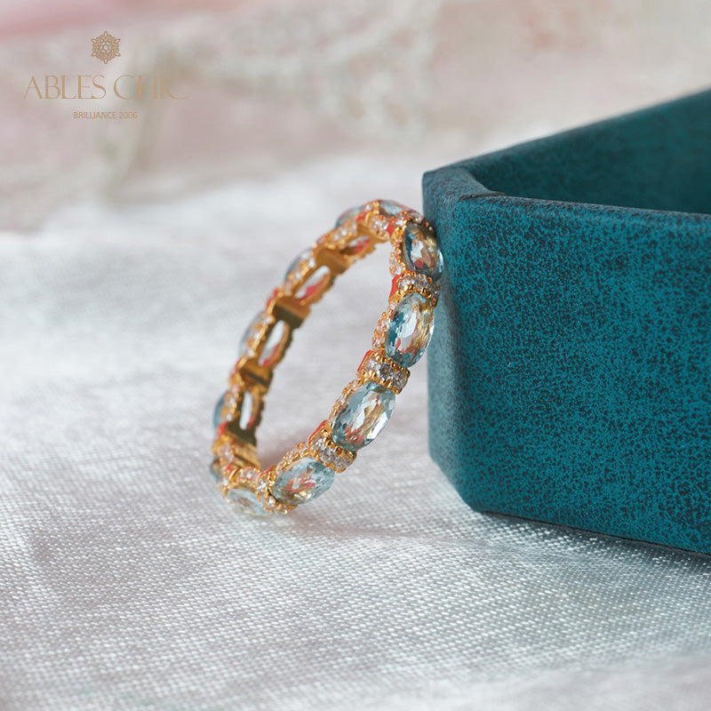 Aquamarine Stack Ring 6042