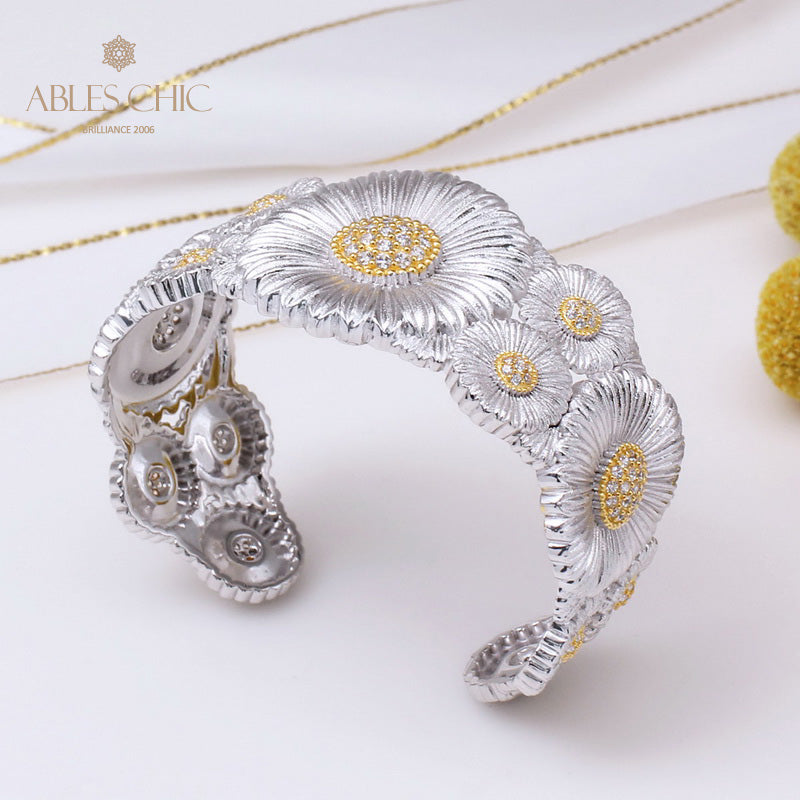 Daisy Blossoms Open Bracelet 5254