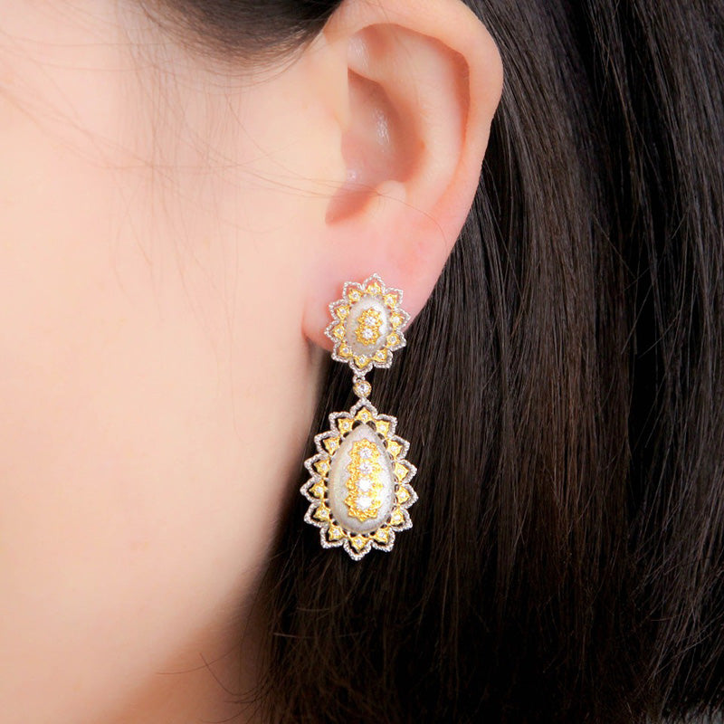 Silky Fretworks Earrings 5003