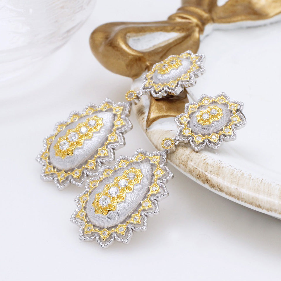 Silky Fretworks Earrings 5003