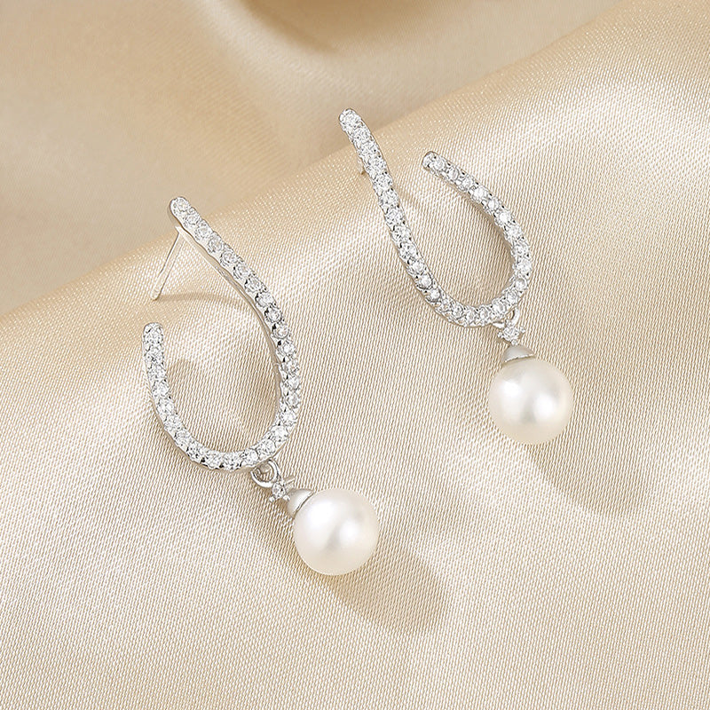 Freshwater Pearl Flower Earrings PE1012