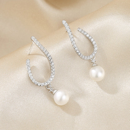 Freshwater Pearl Flower Earrings PE1012