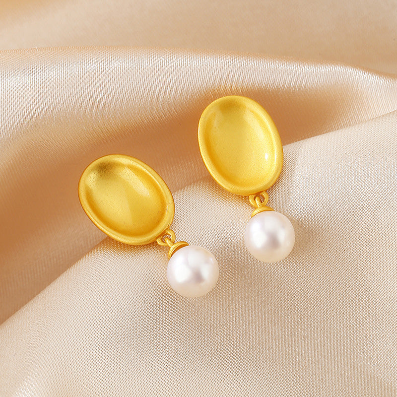 Freshwater Pearls Pea Pod Earrings PE1014